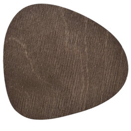 Hermia Pear - Wenge Salvamanteles de Madera Color Wengué 33 x 45 cm Juego de 4 Piezas